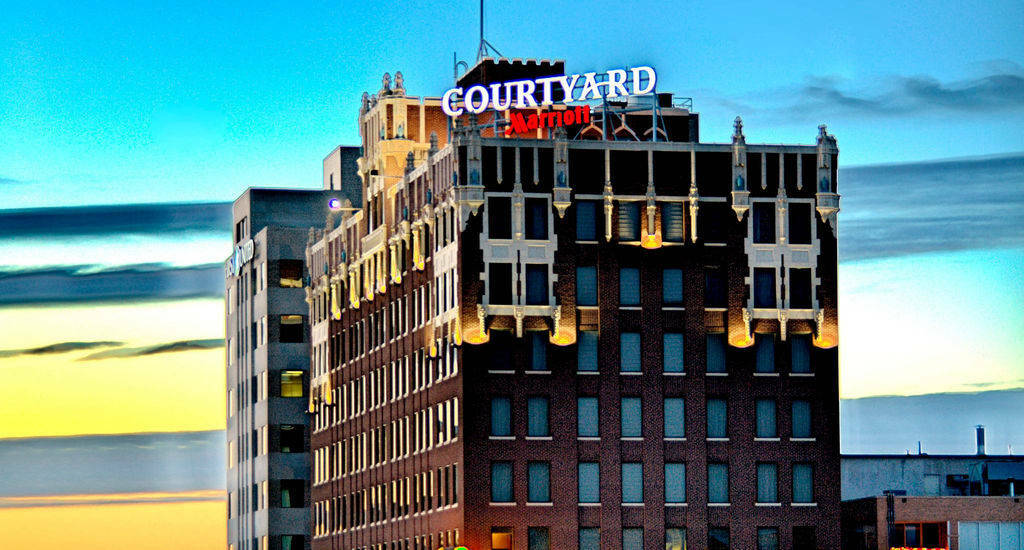 Courtyard By Marriott Amarillo Downtown Hotel Exterior foto